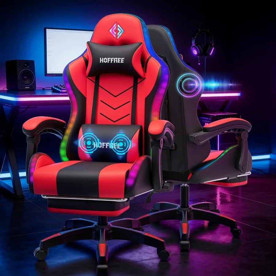Speakers - Gamingowe krzesło RGB z wbudowanymi głośnikami