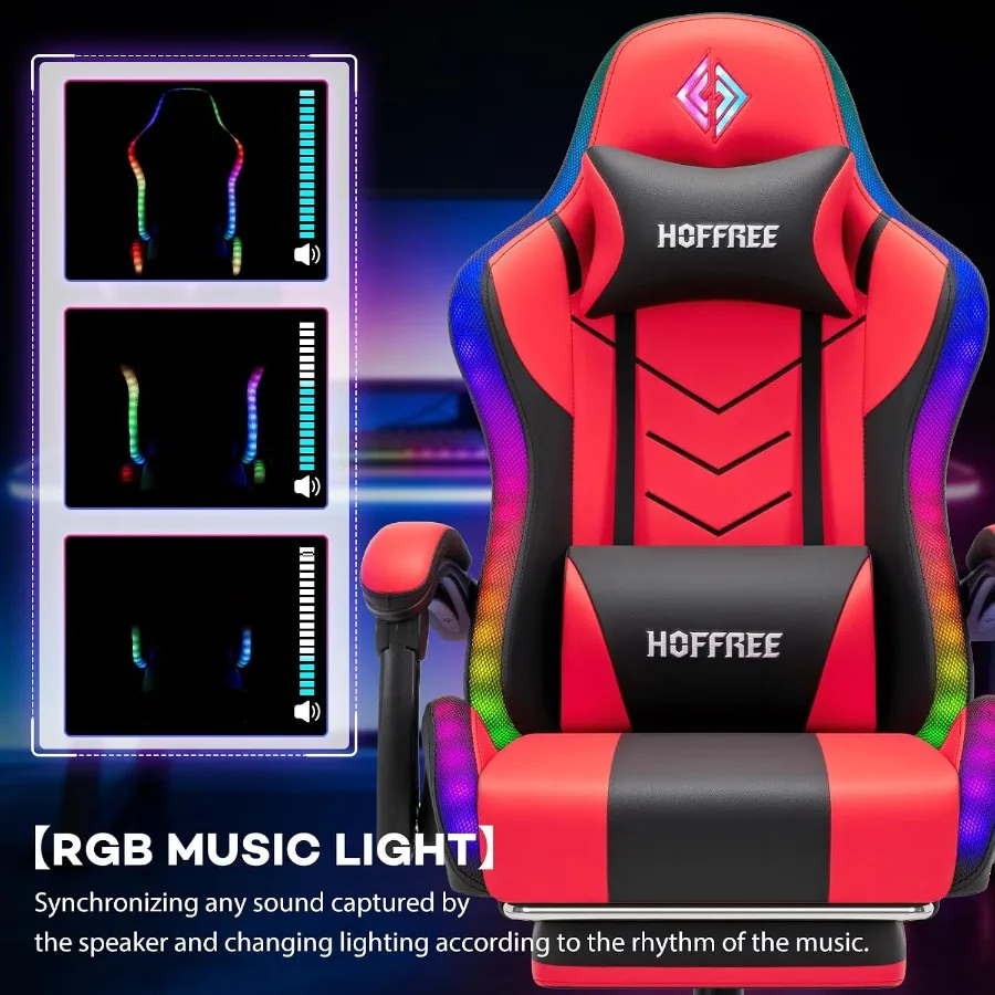 Gamingowe krzesło RGB z wbudow – Speakers recenzja i cena