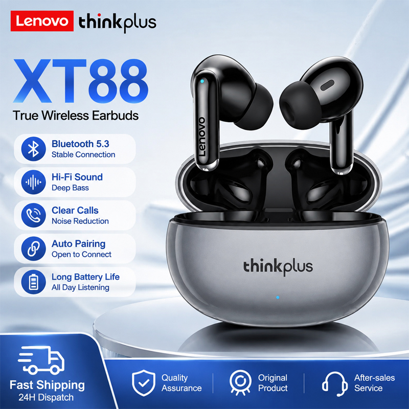 Lenovo XT88 – bezprzewodowe sł – Anc Wireless Over Ear Headphones recenzja i cena