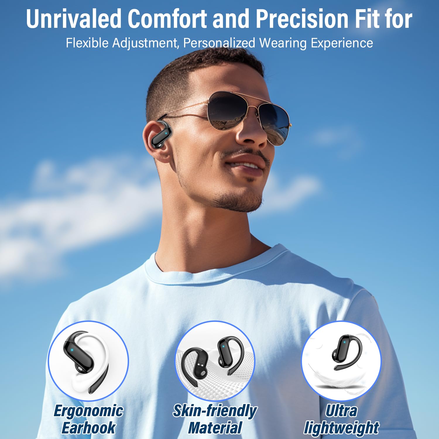Słuchawki douszne otwarte 2026 – Type C Wired Earphones With Mic recenzja i cena