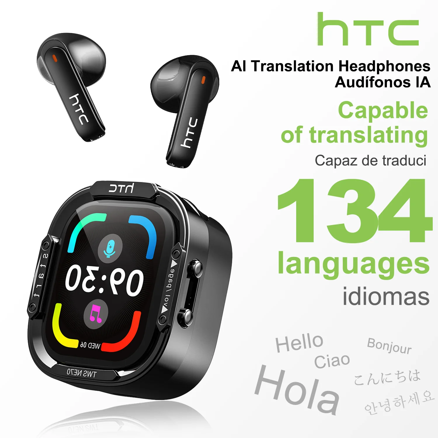 Słuchawki HTC NE70 Bluetooth V – Type C Wired Earphones With Mic recenzja i cena