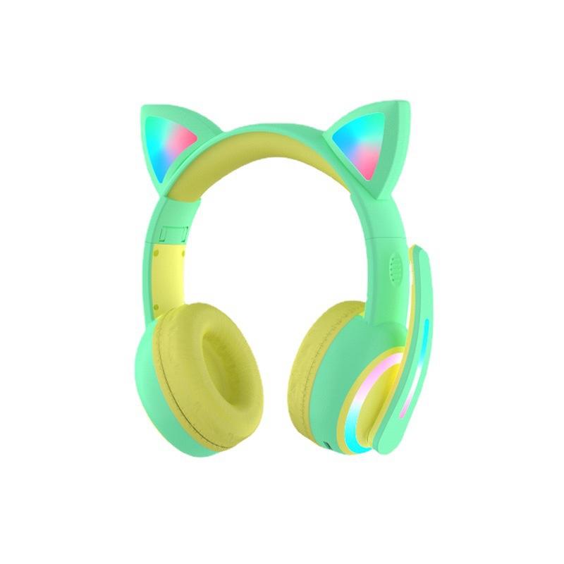 Słuchawki Bluetooth z motywem  – Cat Ear Bluetooth Headset Led recenzja i cena