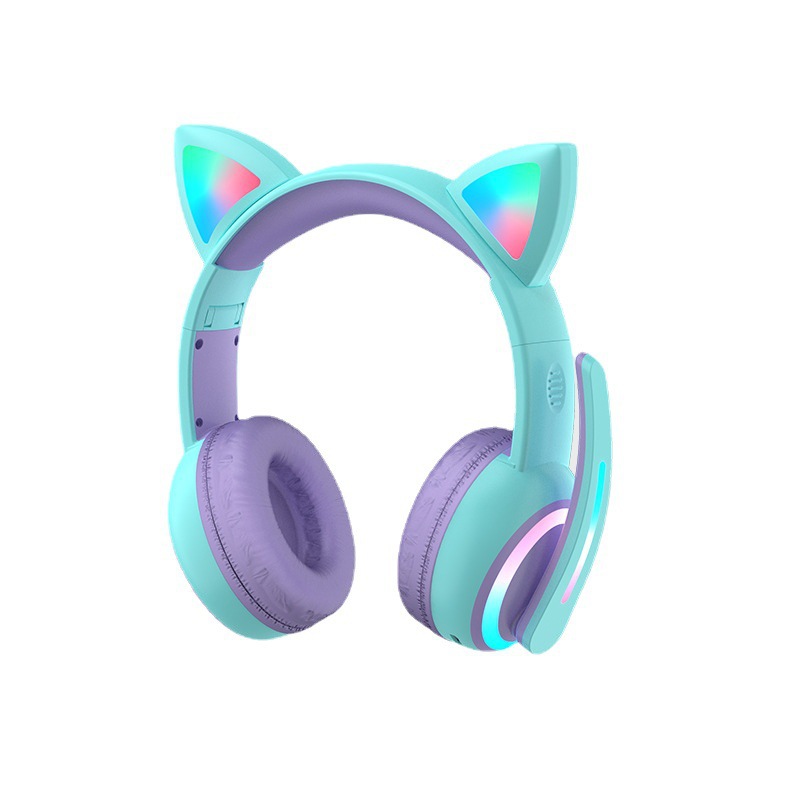 Słuchawki Bluetooth z motywem  – Cat Ear Bluetooth Headset Led recenzja i cena