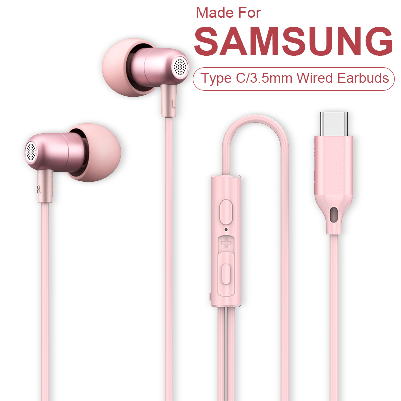 Słuchawki przewodowe typu C do – Type C Wired Earphones With Mic recenzja i cena