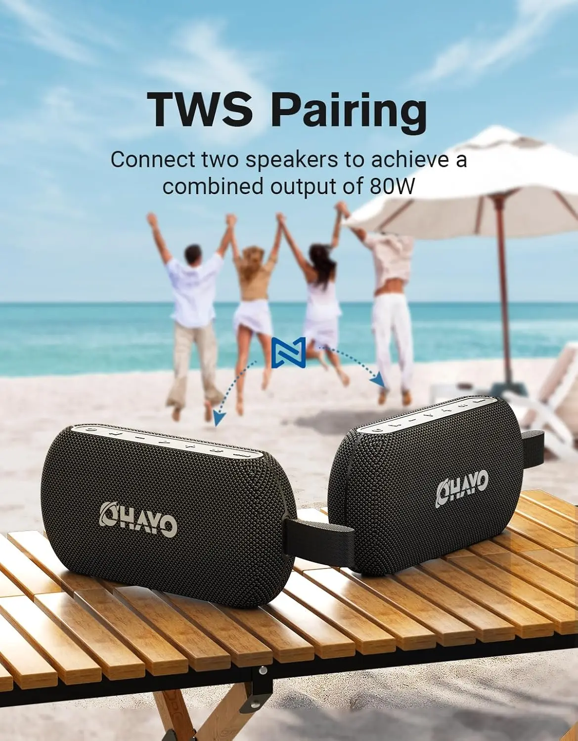 OHAYO 40W Bezprzewodowy Przeno – Portable Bluetooth Speaker Waterproof Ipx7 recenzja i cena